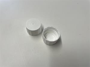 Ekstra prop til 1 liters rund plastdunk, hvid, 1 stk